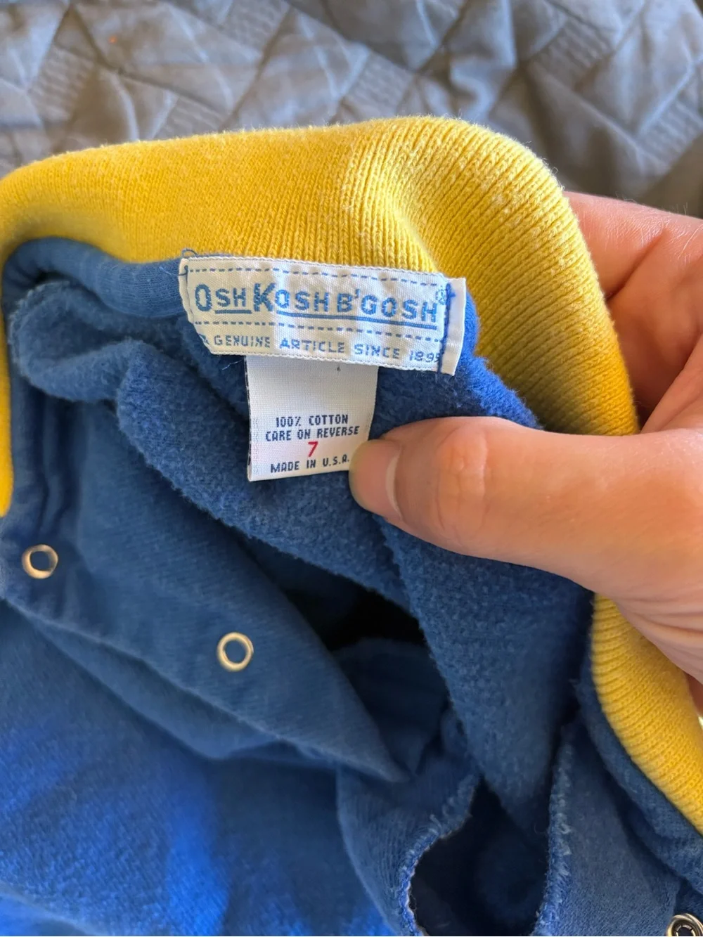 Vintage 90s OshKosh B’Gosh Kid’s Long Sleeve Sweater